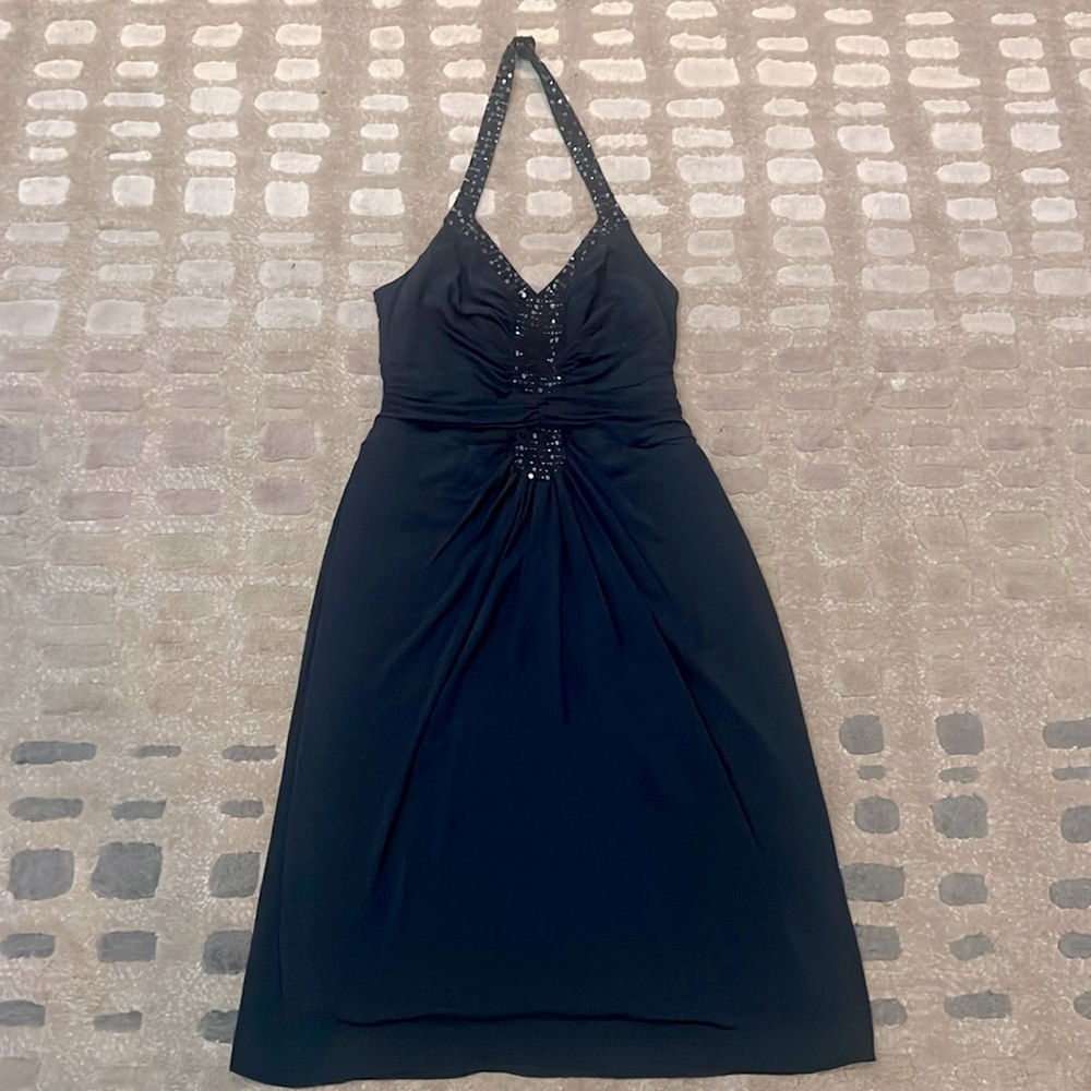 BCBG Max Azria - deep navy dress, circa 2008